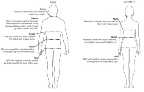 Female Dress Measurement