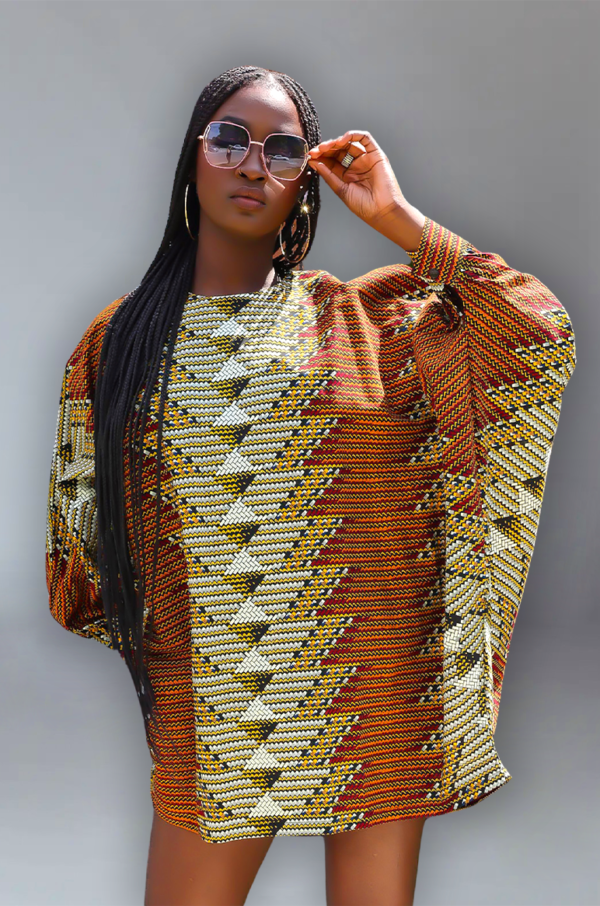 Stunning Queen Sleeves African Shirt