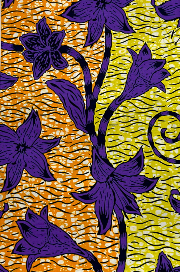 African Fabric Super Wax - 6 Yards, 100% Cotton - Image 2