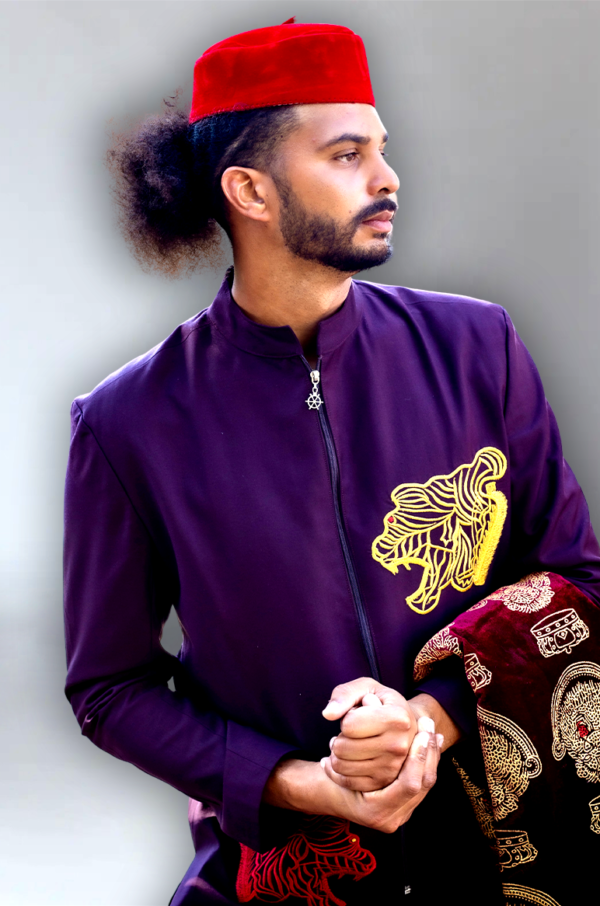 African Men's Regal Embroidery Set