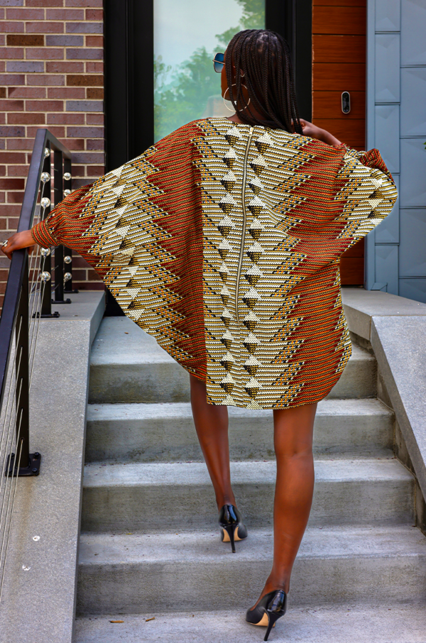 Stunning Queen Sleeves African Shirt/Dress