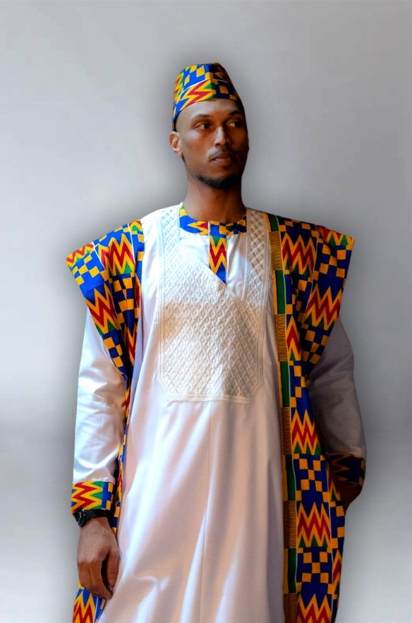 African Men's Traditional Kente Suit