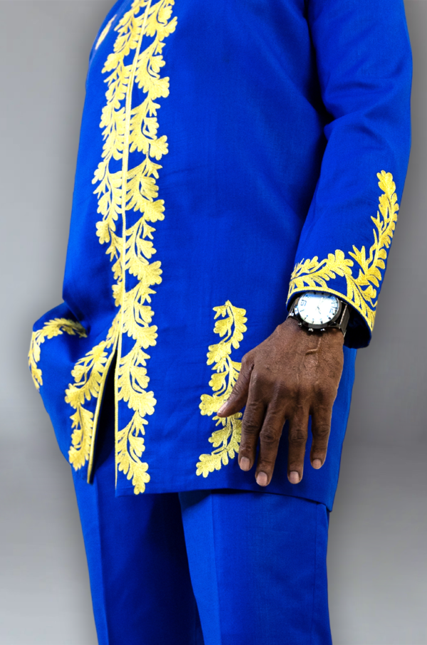 Menswear Royal Embroidered Suit