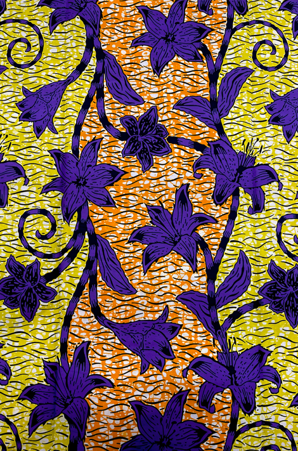 African Fabric Super Wax - 6 Yards, 100% Cotton - Image 3